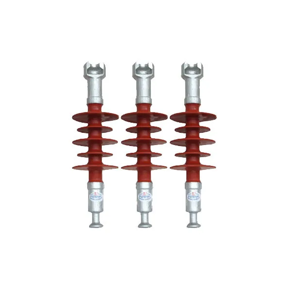 66 kV composite long-rod insulators with socket end fittings