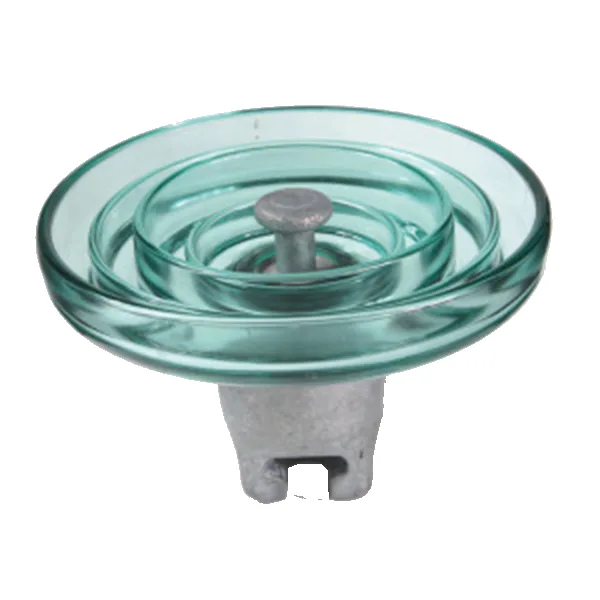 Toughened glass suspension insulator, cap and pin type
